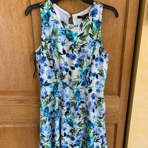 Floral Forever 21 Open Back Dress